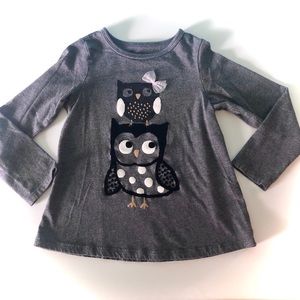 4T First Impressions Owl Long Sleeve Shirt